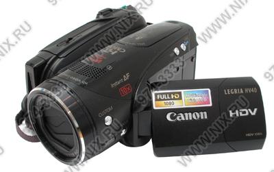    Canon Legria HV40 HD Camcorder(HDV1080i,2.96Mpx,10xZoom,,,2.7,miniSD,USB/DV