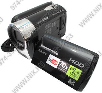   Panasonic SDR-H80-K[Black]SD/HDD Video Camera(HDD 60Gb,Mpx,70xZoom,,,SD/SDHC,