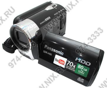    Panasonic SDR-H90-K[Black]SD/HDD Video Camera(HDD 80Gb,Mpx,70xZoom,,,SD/SDHC,