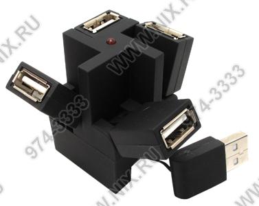   USB2.0 HUB 4-port  [h4usb-6015ablack-08 ]