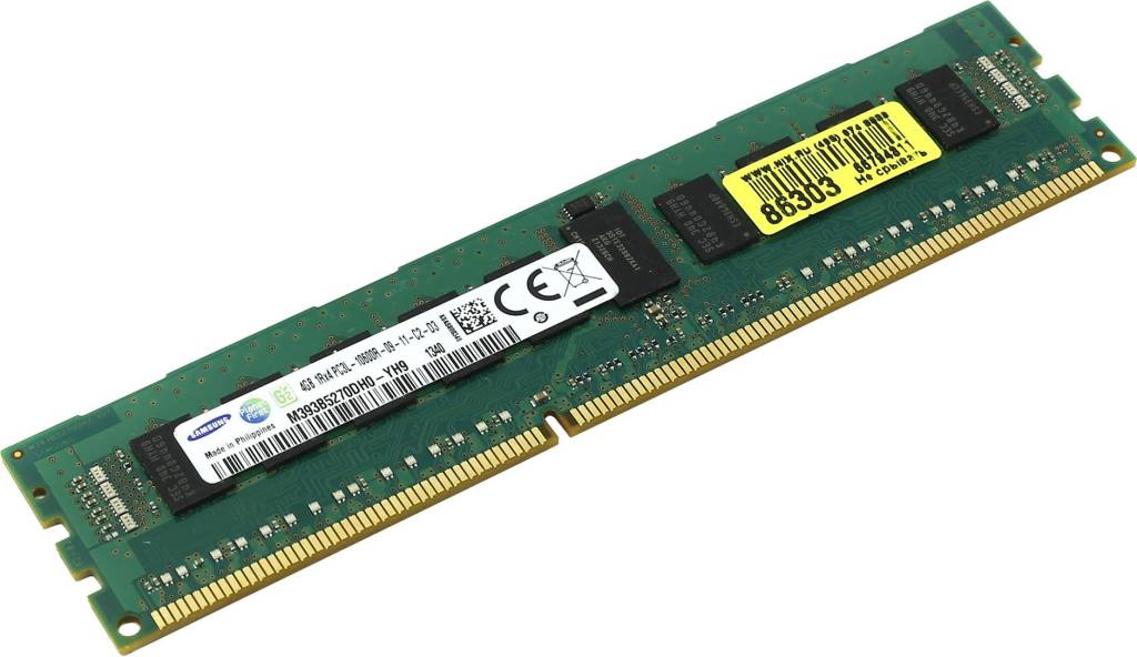    DDR3 DIMM  4Gb PC-10600 SAMSUNG Original ECC Registered+PLL