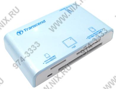   Transcend[TS-RDP8A-Blue]USB2.0 CF/MMC/RSMMC/SDHC/microSDHC/MS(/Pro/Duo/M2)Card Reader/Writer