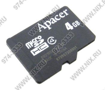    microSDHC  4Gb Apacer [microSDHC-4Gb Class4]