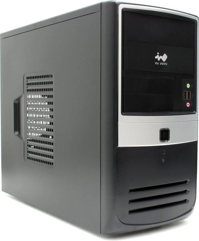   MicroATX INWIN EMR003 [Black-Silver] 450W (24+4+6)
