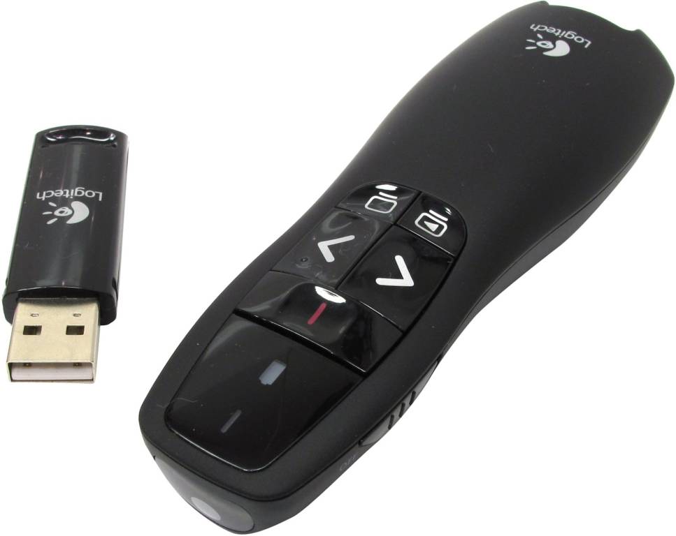    Logitech Wireless Presenter R400 (RTL) USB, 5,    [910-001357]
