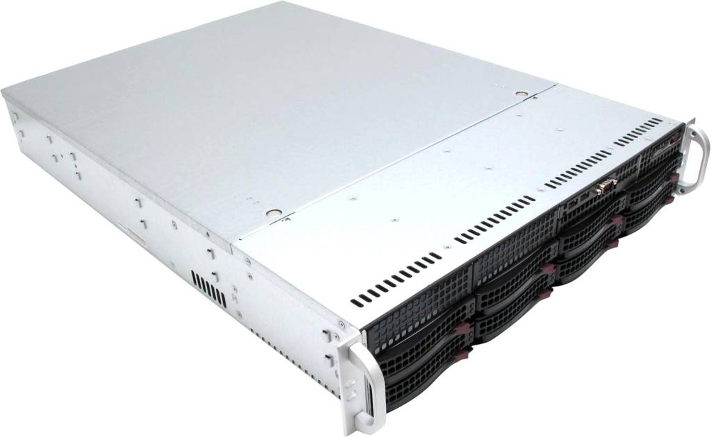   E-ATX Server Case SuperMicro [CSE-825TQ-R720LPB] Black 8xHotSwap SAS/SATA, 720W HS 2U RM