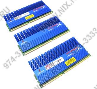    DDR3 DIMM  3Gb PC-15000 Kingston HyperX [KHX1866C9D3T1K3/3GX] KIT 3*1Gb CL9