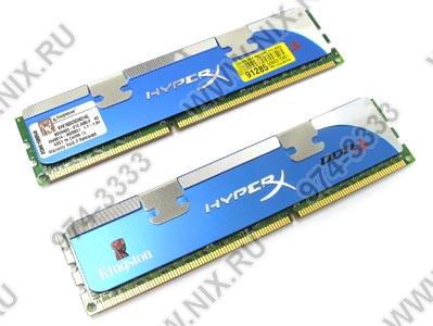    DDR3 DIMM  4Gb PC-12800 Kingston HyperX [KHX1600C9D3K2/4G] KIT2*2Gb CL9