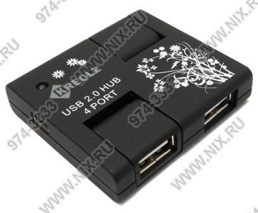   USB2.0 HUB 4-Port Kreolz [HUB-097b]
