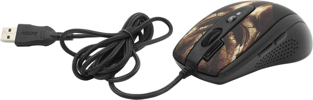   USB A4-Tech Game Laser Mouse [XL-750BH-Black-Brown] (3600dpi) (RTL) 7.( )