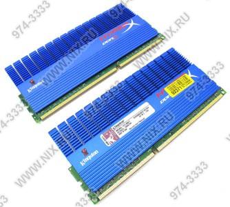    DDR3 DIMM  4Gb PC-16000 Kingston HyperX [KHX2000C8D3T1K2/4GX] KIT2*2Gb CL8