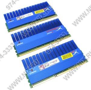    DDR3 DIMM  6Gb PC-12800 Kingston HyperX [KHX1600C9D3T1K3/6GX] KIT 3*2Gb CL9