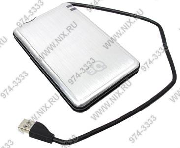    3Q [3QHDD-C255-PS250] Silver USB2.0 Portable HDD 250Gb EXT (RTL)