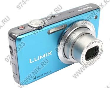    Panasonic Lumix DMC-FS11-A[Blue](14.1Mpx,28-140mm,5x,F2.8-F6.9,JPG,40Mb+0Mb SD/SDHC/