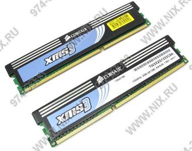    DDR3 DIMM  2Gb PC-10600 Corsair XMS3 [TW3X2G1333C9A] KIT2*1Gb