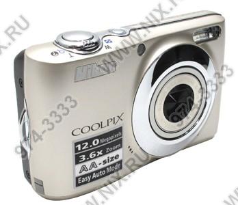   Nikon CoolPix L22[Silver](12.0Mpx,37-134mm,3.6x,F3.1-6.7,JPG,19Mb+0Mb SDHC,3.0,USB2