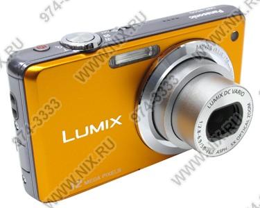    Panasonic Lumix DMC-FS10-D[Orange](12.1Mpx,28-140mm,5x,F2.8-F6.9,JPG,40Mb+0Mb SD/SDH