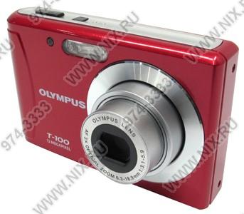    Olympus T-100[Red](12.0Mpx,36-108mm,3x,F4.6-8.5,JPG,10.8Mb+0Mb SDHC,2.4,USB2.0,AV,L