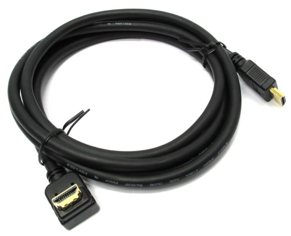 купить Кабель HDMI to HDMI (19M -19M)  1.8-2.0м (Г-образный коннектор) CC-HDMI490-6