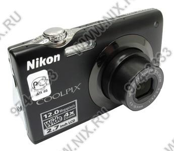    Nikon CoolPix S3000[Black](12.0Mpx,27-108mm,4x,F3.2-5.9,JPG,47Mb+0Mb SDHC,2.7,USB2.