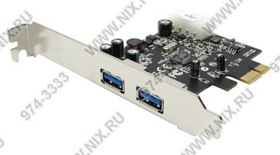   STLab U-511 (RTL) PCI-Ex1, USB 3.0, 2 port-ext