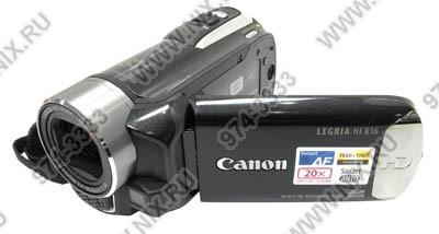    Canon Legria HF R16 Black HD Camcorder(AVCHD1080,2.39Mpx,20x Zoom,,2.7,8Gb+0