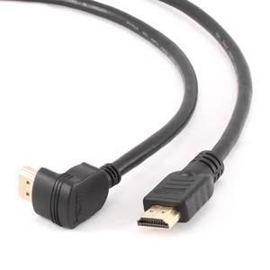 купить Кабель HDMI to HDMI (19M -19M)  3.0м v1.4 (экран, Г-образный коннектор) CC-HDMI490-10