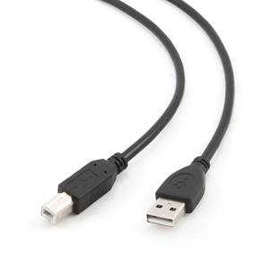 купить Кабель USB 2.0 AM -- >B 1.8м проф. черный (CCP-USB2-AMBM-6)