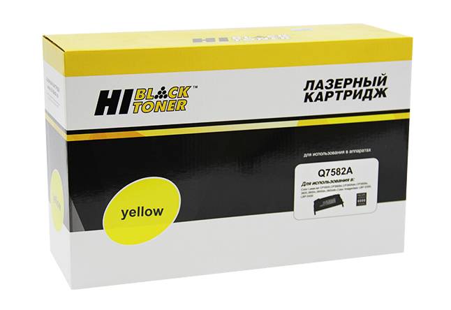  - HP Q7582A Yellow (Hi-Black)  CLJ 3800/CP3505/Canon MF8450, 6K, .