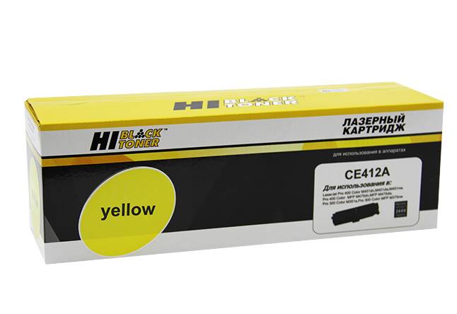  - HP CE412A  CLJ Pro 300 Color M351/M375/Pro400 Color/M451/M475 (Hi-Black), Y, 2,6K