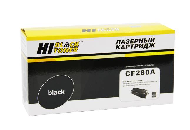  - HP CF280A 80A (Hi-Black)  LJ Pro 400 M401/Pro 400 MFP M425, 2,7K HB-CF280A