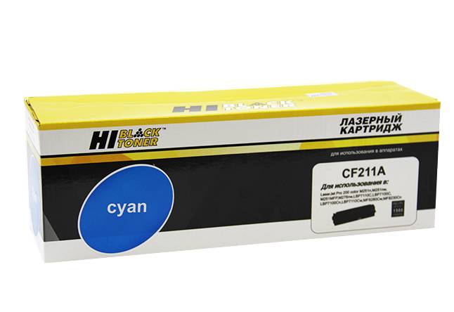 - HP CF211A  CLJ Pro 200 M251/MFPM276 (Hi-Black) 131A, CF211A, C, 1,8
