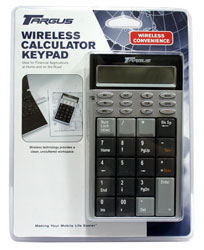     Targus [AKP02EU] Wireless Calculator Keypad (RTL) keypad with buil-in ca