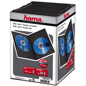    DVD  2  Slim (25 ) , Hama [51075] [OsC]