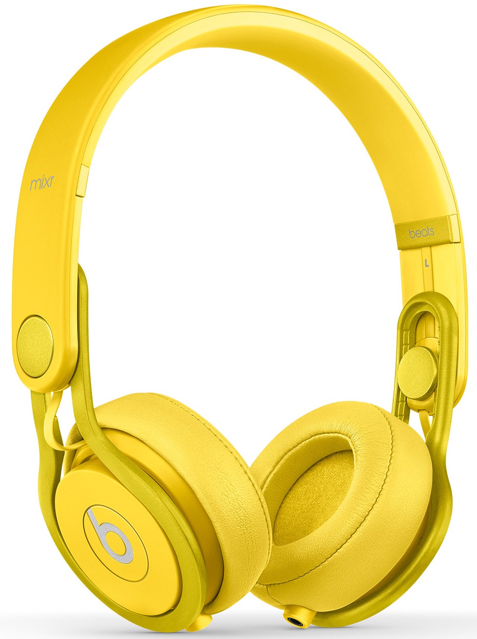   Apple Beats by Dr. Dre Mixr High-Performance Professional Headphones - Yellow MHC82ZM/A