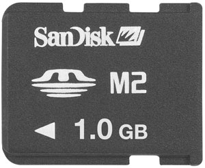    SanDisk Memory Stick Micro M2 1Gb + M2 Adapter