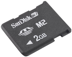    SanDisk Memory Stick Micro M2 2Gb + M2 Adapter