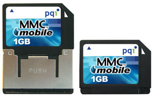    RS-MMCmobile 1024Mb PQI Dual-Voltage + RS-MMC Adapter