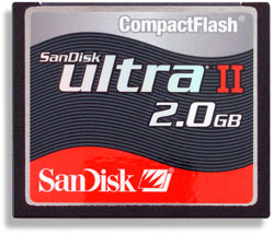    SanDisk CompactFlash Card 2Gb Ultra II