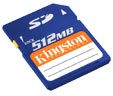    SD  512Mb Kingston