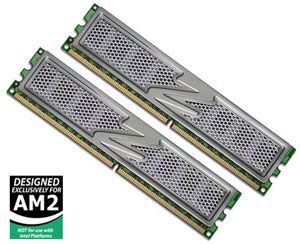   DDR-II DIMM 4096Mb PC-5300 OCZ [OCZ2T667AM4GK] KIT 2*2Gb 5-5-5-15