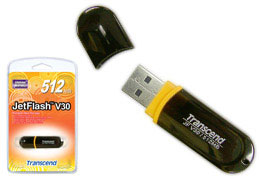   USB2.0   512Mb Transcend [TS512MJFV30] JetFlash V30 (RTL)