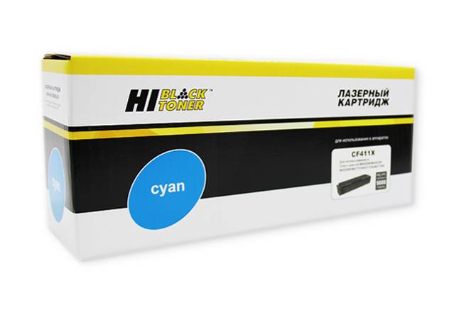  - HP CF411X Cyan (Hi-Black)  CLJ M452DW/DN/NW/M477FDW/477DN/477FNW, 5K HB-CF411X