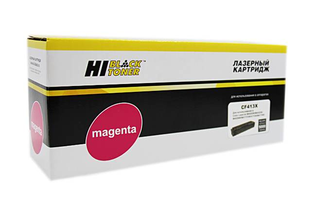  - HP CF413X Magenta (Hi-Black)  CLJ M452DW/DN/NW/M477FDW/477DN/477FNW, 5K HB-CF413X