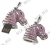   USB2.0  8Gb Qumo Charm [QM8GUD-Charm-HRS-Pink] (RTL)