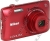    Nikon CoolPix S3600[Red](20.1Mpx,25-200mm,8x,F3.7-6.6,JPG,SDXC,2.7,USB2.0,AV,Li-Ion
