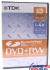   DVD+RW TDK 4x 4.7Gb ScratchProof, VideoBox