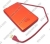    3Q [3QHDD-C255-PR250] Red USB2.0 Portable HDD 250Gb EXT (RTL)
