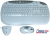   Logitech Cordless Desktop Optical[White](Ergo /,USB&PS/2,FM+ 3,Roll,Optical,PS/