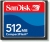    SanDisk CompactFlash Card 512Mb